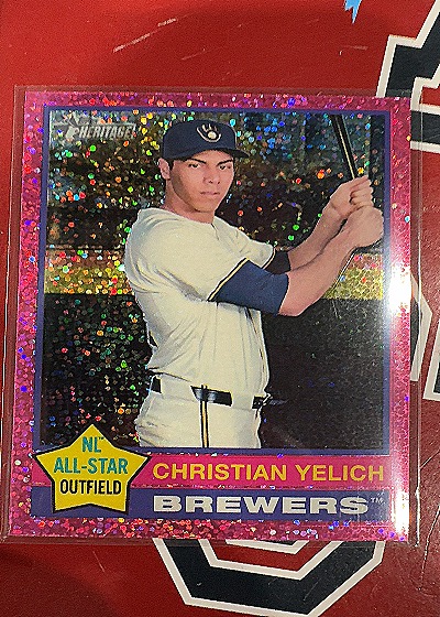 2025 Topps Heritage #10 Christian Yelich — front