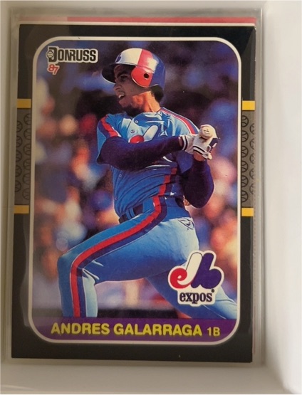 1987 Donruss #303 Andres Galarraga — front