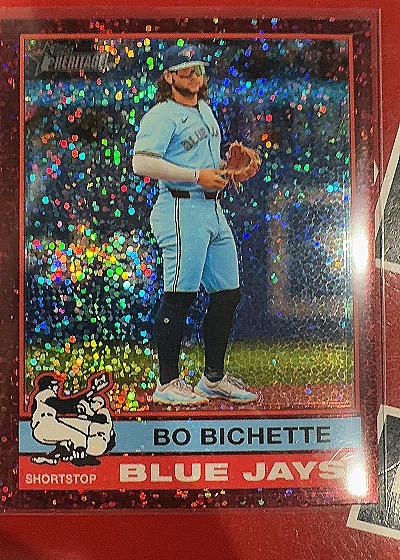 2025 Topps Heritage Chrome #443 Bo Bichette — front