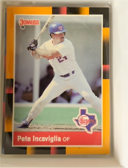 1988 Donruss Baseball's Best #55 Pete Incaviglia — front