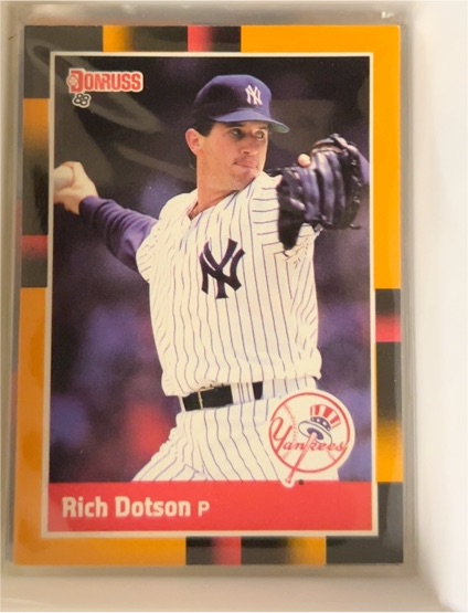 1988 Donruss #52 Rich Dotson — front