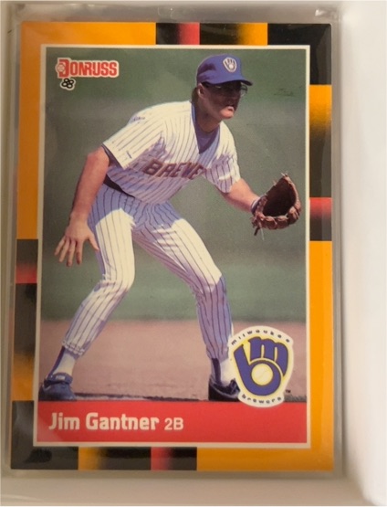 1988 Donruss #214 Jim Gantner — front