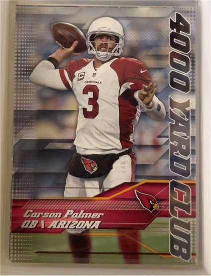 2014 Topps 4000 Yard Club #4 Carson Palmer — front