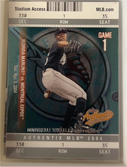 2004 Fleer Authentix #84 Dontrelle Willis — front