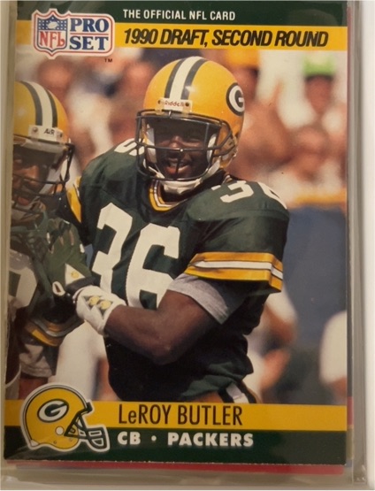 1990 Pro Set #717 LeRoy Butler — front