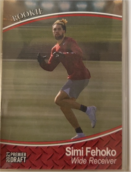 2021 SAGE Premier Draft #104 Simi Fehoko — front