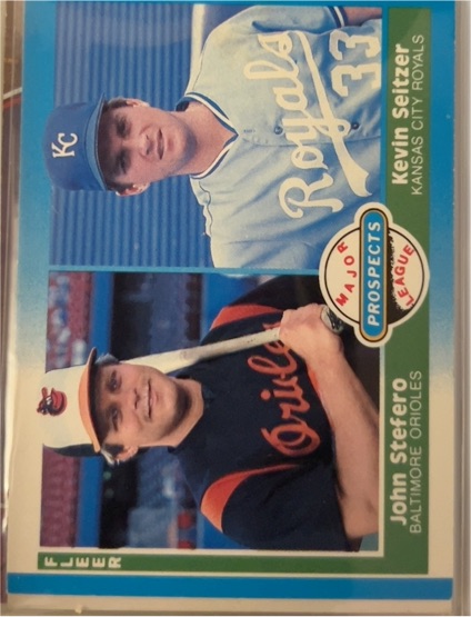 1987 Fleer #652 John Stefero / Kevin Seitzer — front