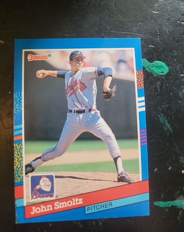 1991 Donruss #75 John Smoltz — front