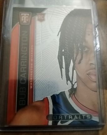 2024-25 Panini Totally Certified #21 Bub Carrington Portraits RC — front