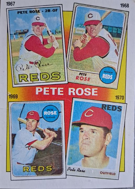 1986 Topps #3 The Pete Rose Years: 1967-1970 — front