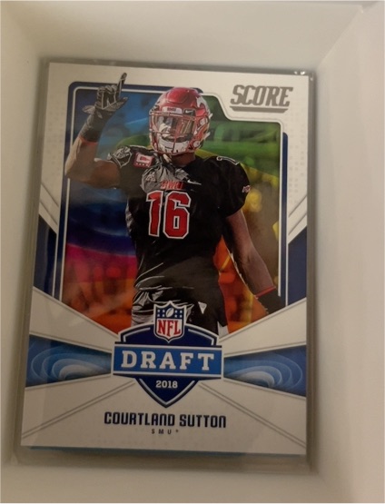 2018 Panini Score #22 Courtland Sutton — front