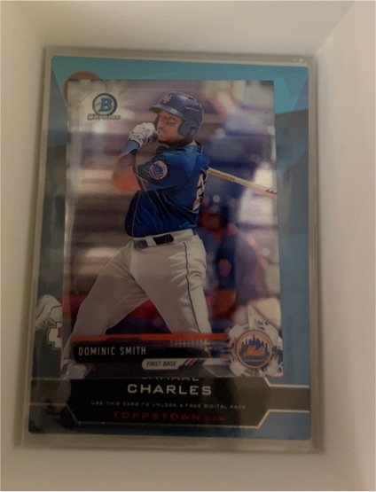 2017 Bowman Chrome Mini Prospects #BCP63 Dominic Smith — front