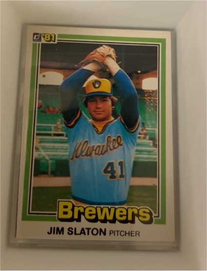 1981 Donruss #447 Jim Slaton — front