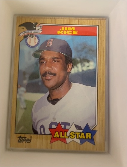 1987 Topps Tiffany All Star #610 Jim Rice — front