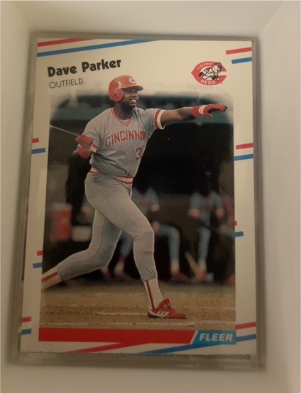 1988 Fleer #243 Dave Parker — front