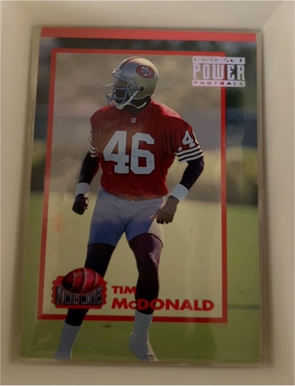 1993 Pro Set Power Moves #PM27 Tim McDonald — front