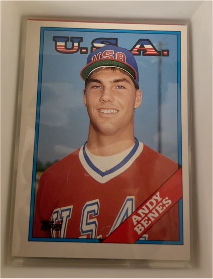 1988 Topps Traded #14T Andy Benes Rookie Card — front