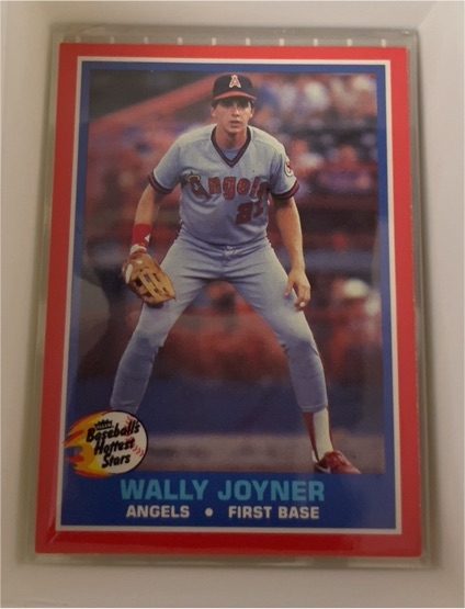 1987 Fleer Baseball's Hottest Stars #25 Wally Joyner — front