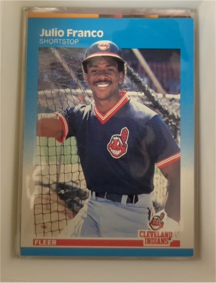 1987 Fleer #251 Julio Franco — front