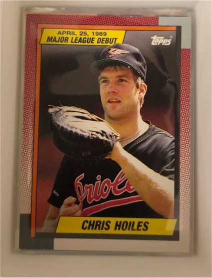 1990 Topps Major League Debut #60 Chris Hoiles — front