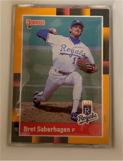 1988 Donruss #161 Bret Saberhagen — front