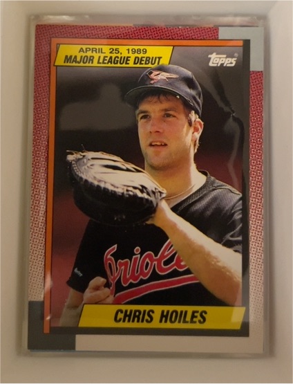 1989 Topps Major League Debut #60 Chris Hoiles — front