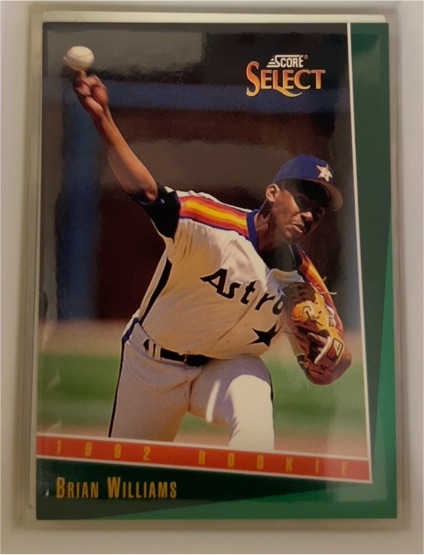 1993 Score Select #287 Brian Williams — front