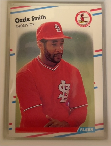 1988 Fleer #47 Ozzie Smith — front