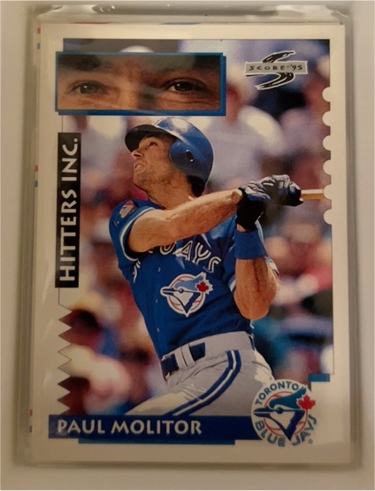 1995 Score #566 Paul Molitor — front
