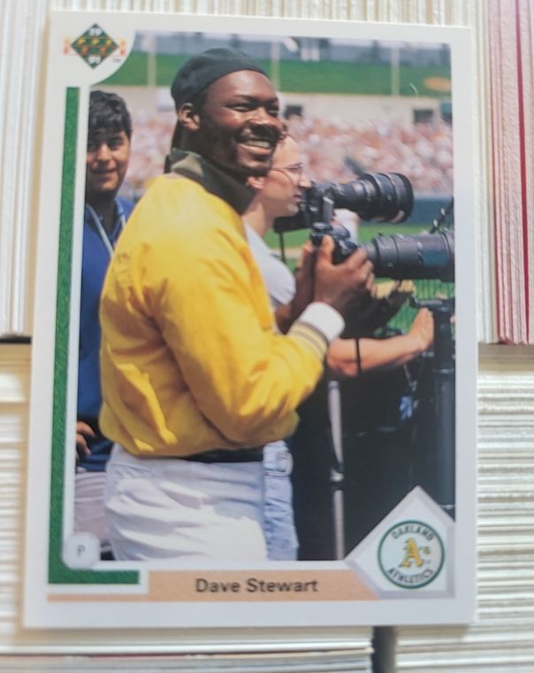 1991 Upper Deck #127 Dave Stewart — front