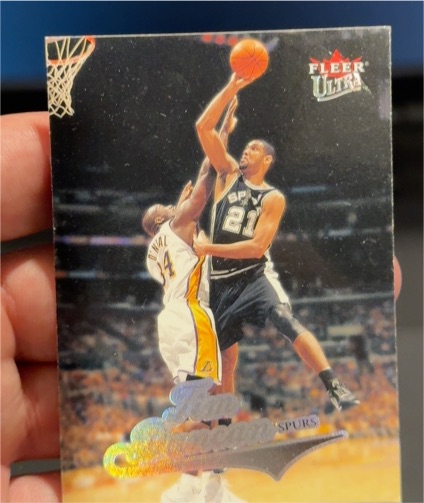 2004-05 Fleer Ultra Tim Duncan — front