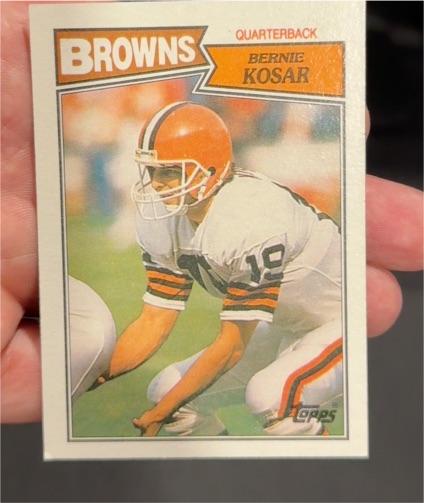 1987 Topps #80 Bernie Kosar — front