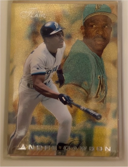 1996 Fleer Flair #251 Andre Dawson — front
