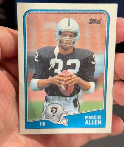 1988 Topps #328 Marcus Allen — front