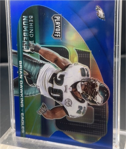 2021 Panini Playoff Behind the Numbers #BTN-BDA Brian Dawkins — front