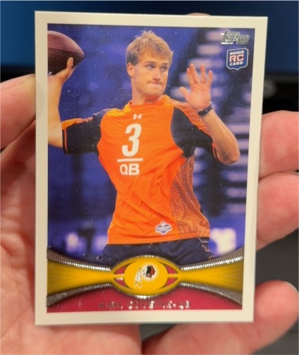 2012 Topps #326 Kirk Cousins Rookie Card — front