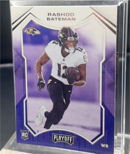 2021 Panini Playoff #213 Rashod Bateman — front