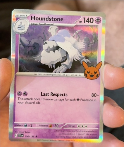 2023 Pokémon Trick or Trade #106 Houndstone — front
