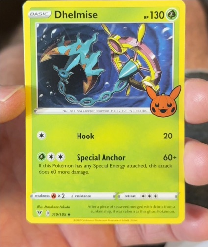 2023 Pokémon Trick or Trade #019 Dhelmise — front