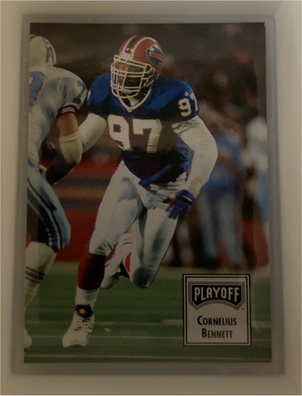 1993 Playoff Contenders #54 Cornelius Bennett — front