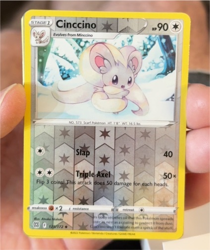2022 Pokémon Sword & Shield Brilliant Stars #125 Cinccino — front