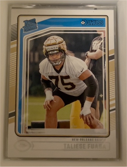 2024 Donruss #310 Taliese Fuaga — front
