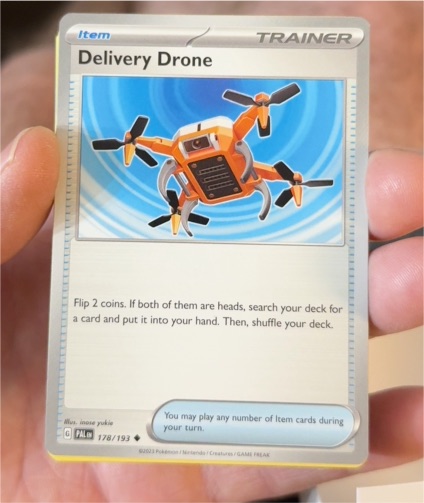 2023 Pokémon Paldea Evolved #178 Delivery Drone — front