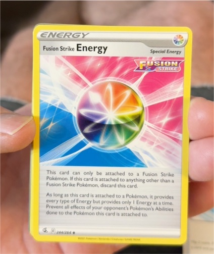 2021 Pokémon TCG Fusion Strike #244 Fusion Strike Energy — front
