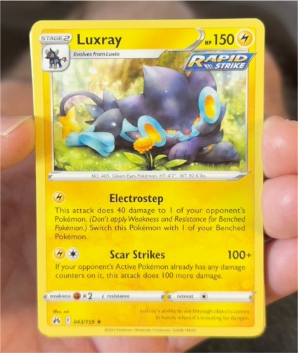 2023 Pokémon Crown Zenith #043 Luxray — front