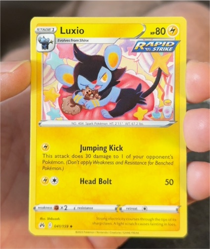 2023 Pokémon Crown Zenith #041 Luxio — front
