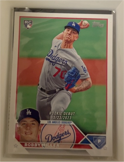 2023 Topps Update Series Rookie Debut #US40 Bobby Miller — front