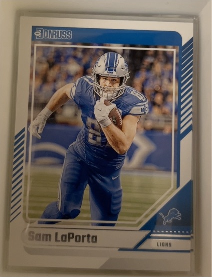 2024 Panini Donruss #213 Sam LaPorta Detroit Lions — front
