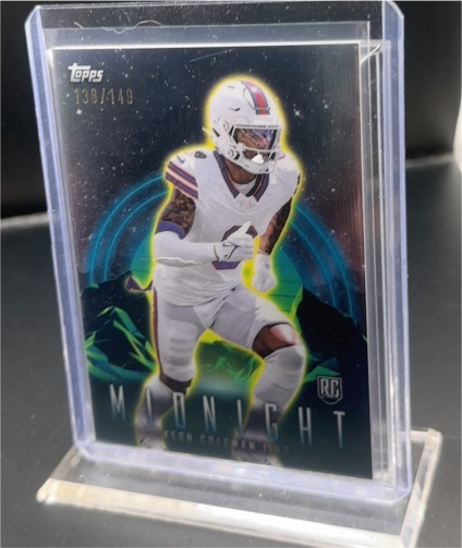 2024 Topps Midnight #10 Keon Coleman — front
