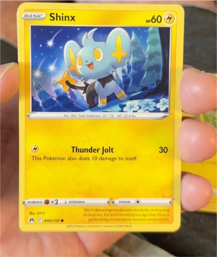 2023 Pokémon Sword & Shield Crown Zenith #040 Shinx — front